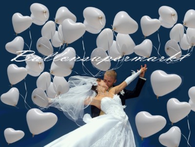 Hochzeit-Herzluftballons-Ballonsupermarkt