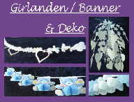 Dekoration-Hochzeit-Hochzeitsdekoration-Girlanden-Banner-Deko