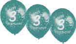 Geburtstagsballons, 3. Geburtstag