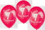 7. Geburtstag, Geburtstagsballons