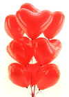 Herzluftballons-Standard-Ballons-Herzen-Latexballons-Herzform