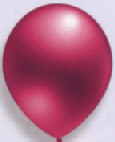 Luftballons Kristall Burgund
