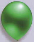 Luftballons Kristall Grün