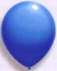 Luftballon in der Farbe Blau in 30 cm Luftballon-blau-30-cm