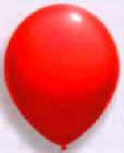 Luftballon in 30 cm, Farbe Rot Luftballon rot 30 cm