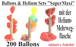 Hochzeitsdekoration Ballons und Helium SUPERMAXI