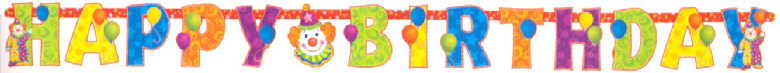 Geburtstag Happy Birthday Juggles Banner