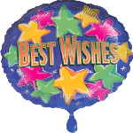 Best Wishes Folienballon