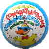 Congratulation1 Folienballon: 