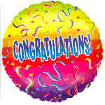 Folienballon: Congratulations 2