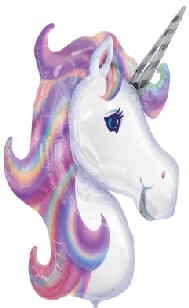 Folienballon: Einhorn Shape