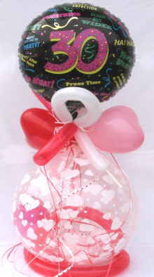 Geburtstag: Geschenk im Ballon