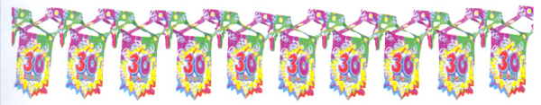Geburtstag Girlande Prism 30 1