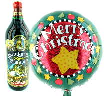 Glhwein und Nikolausballons, Weihnachtsballons Merry Christmas