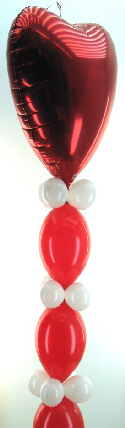Ballondekoration mit Latex ballons 12 cm