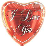 Folienballon: Ich liebe dich