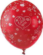 Latexballons I love you
