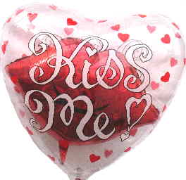 Folienballon: Kiss me