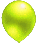 Ballon schwebt mit Helium