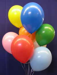 Latexballons Metallic 25 cm Luftballontraube