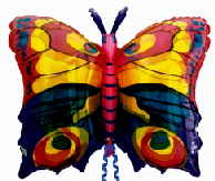 Folienballon: Schmetterling