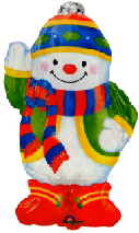 Folienballon: Schneemann