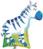 Folienballon: Zebra