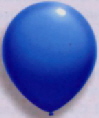 Latexballons Blau