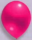 Latexballons Metallic pink