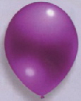Latexballons Metallic violett