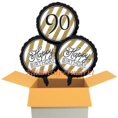 Ballons aus Folie zum 90. Geburtstag