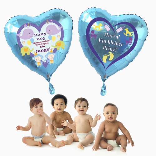 Geburt und Taufe Luftballons, Jungen, Boys