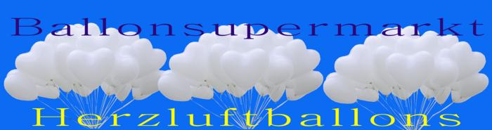 Herzluftballons zu Hochzeitsfeiern