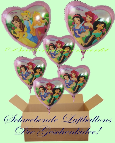 Karton-mit-6-Geschenken-Luftballons-mit-Helium-für-Kinder