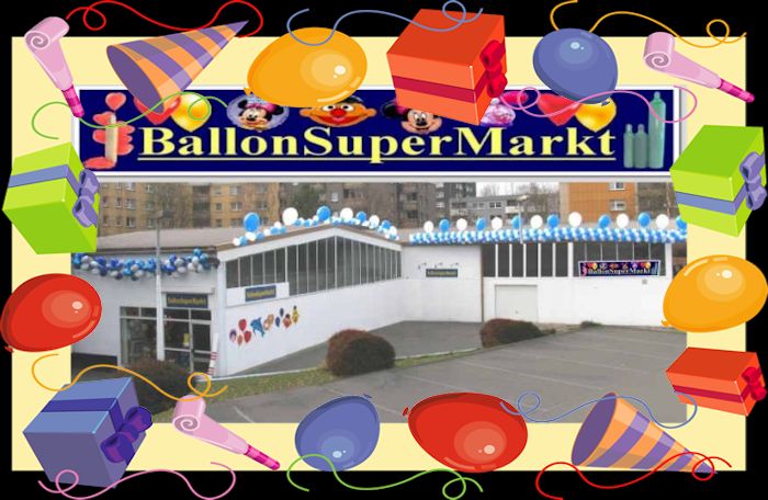 Ballonsupermarkt, der Party-Deko-Shop