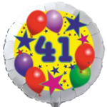 Folienballon Geburtstag Zahl 41