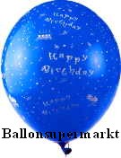 Latexballons Happy Birthday Motiv