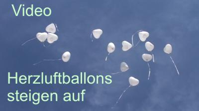 herzluftballons steigen auf, weisse luftballons vom ballonsupermarkt