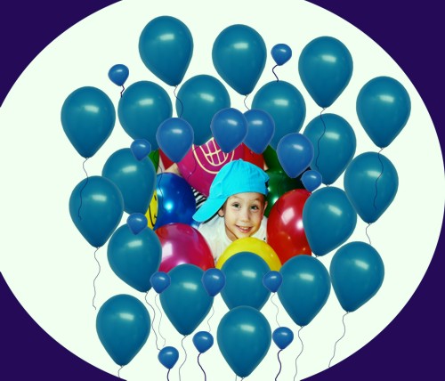 Kindergeburtstag-Luftballons
