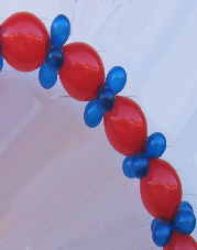 Luftballons Link a Loon Girlande, Kettenballons und Girlandenballons