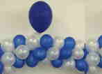 Latexballons-Girlande-mit-Riesenballon-Ballondeko