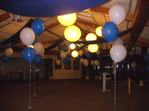 Riesenballons Betriebsfeier