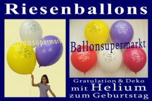 Riesenballons-Heliumballons-Geburtstag