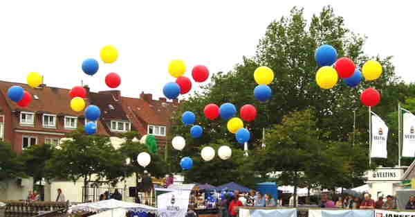 Riesenluftballons Dekoration