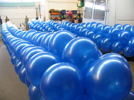 Ballongirlanden Produktion
