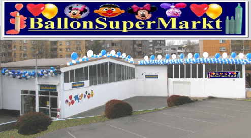 Ballonsupermarkt Hagen, der Ballonshop und Hochzeitsdeko-Shop auf 1000 Quadratmetern