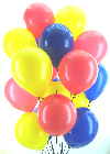 Luftballons 30er Latexballons, Ballontraube aus 30 cm Latex-Luftballons
