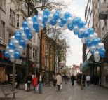 Luftballons Fußgängerzone