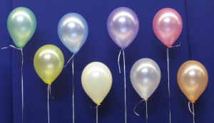 Luftballons Perlmutt 25 cm