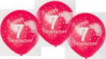 Luftballons Zahlen Geburtstag
